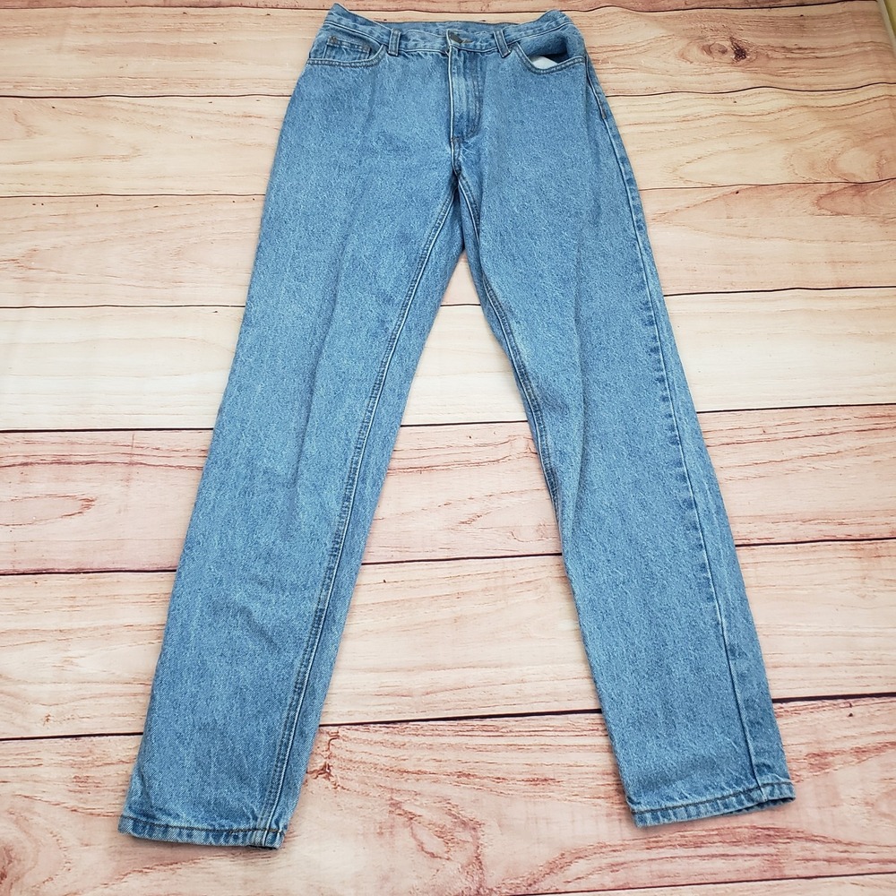 Brandy Melville J Galt‎ Jeans Womens Small Blue High Rise Straight Leg Denim